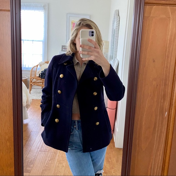 J. Crew Jackets & Blazers - J. Crew Peacoat